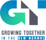 Growing Together in the New Normal Vertical Logo